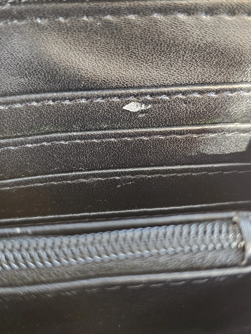 Aldo Womens Black Leather Wallet